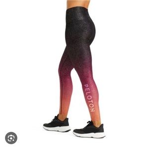 Peloton WITH ombré sparkle leggings